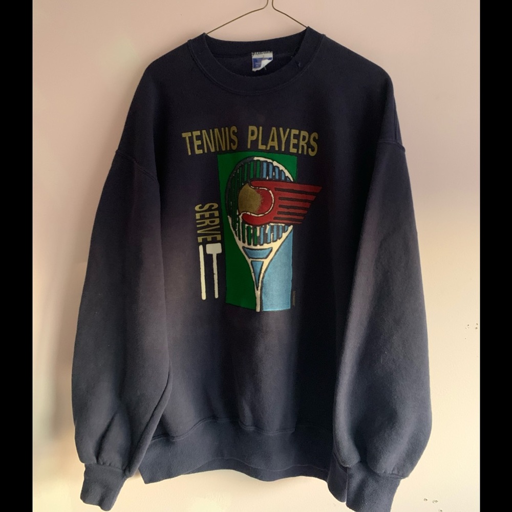 Vintage oversized crew neck